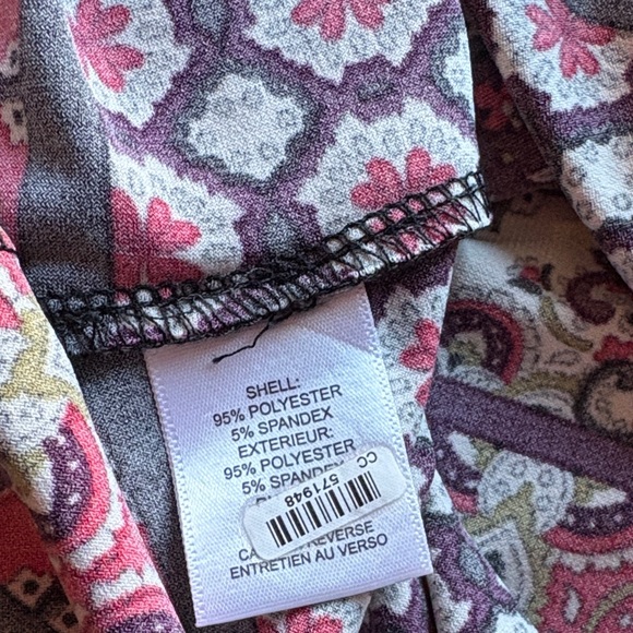 Tommy Hilfiger long Sleeve Dress with Geometric Patterns size 10 - Picture 7 of 7